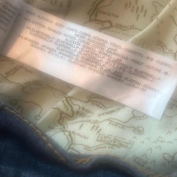 Ariat Mens M8 Modern Slim Leg 35/32 Blue Jeans Western Workwear VGUC - Picture 8 of 14